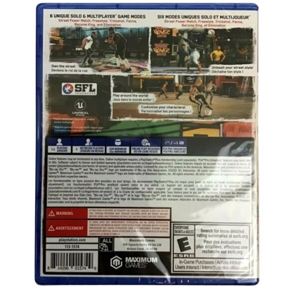 Street Power Soccer for PlayStation 4 Sony PS4 Video Game Sports E Everyone NEW - Picture 4 of 5